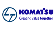 L&T Komatsu Logo L&T Compactor
