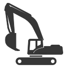 Large Excavator Icon