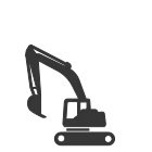 Small Excavator Icon