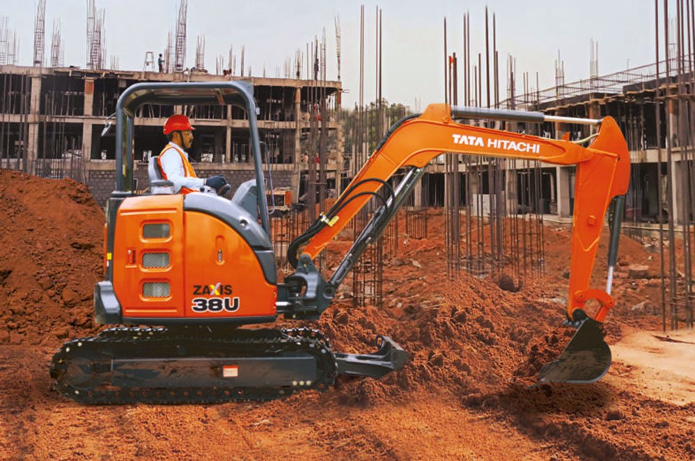 Tata Hitachi ZAXIS 38U Mini excavator | Price and Specs on Desi Machines
