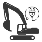 Electric Excavator Icon