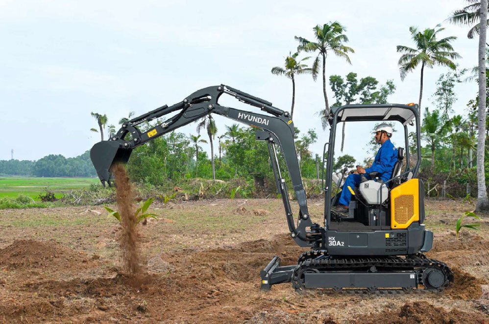Hyundai HX30AZ compact excavator