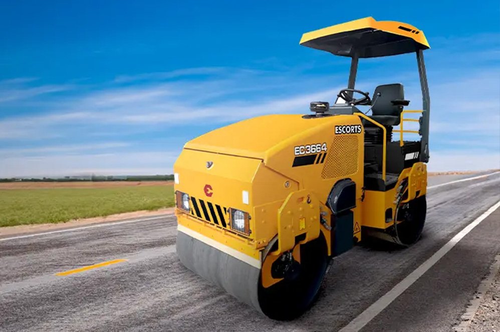 Escorts EC 3664 Mini Tandem Roller Compactor | Desi Machines