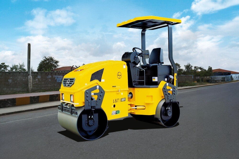 L&T 491 Mini Tandem Roller Compactor | Desi Machines