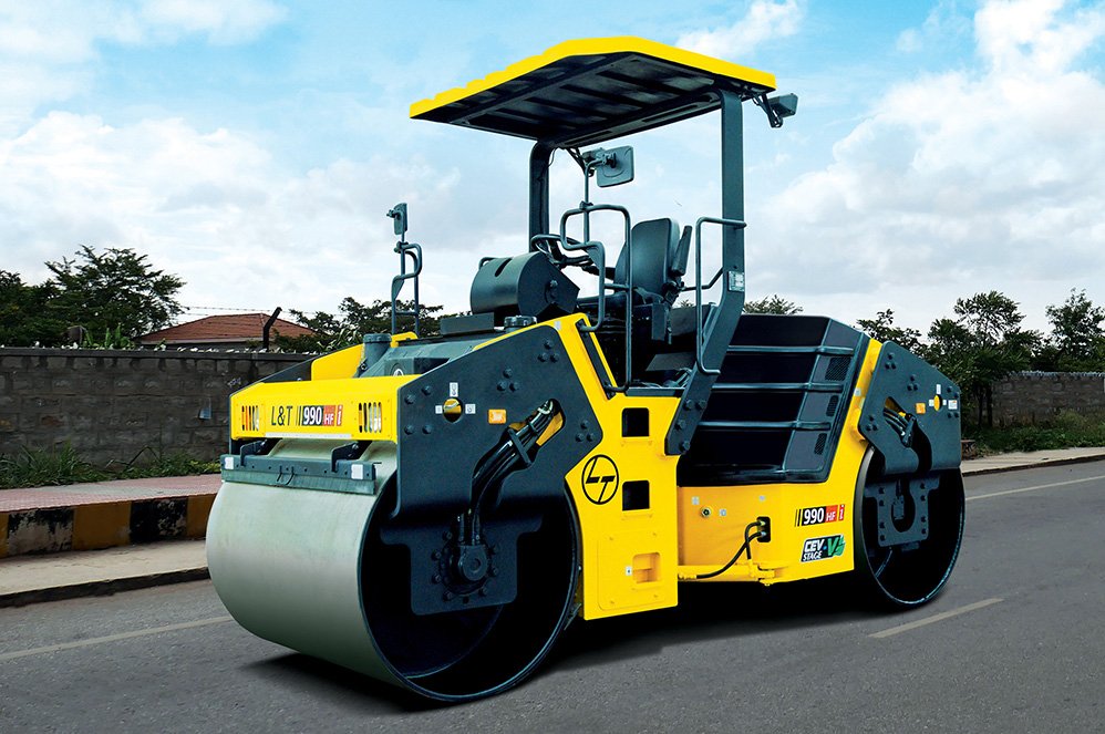 L&T 990HFi Tandem Roller Compactor | Desi Machines