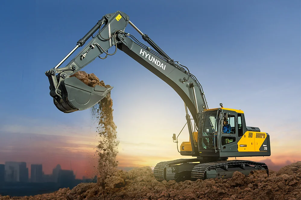 Hyundai R210 SMART X Plus Excavator Price & Specs in India | Desi Machines