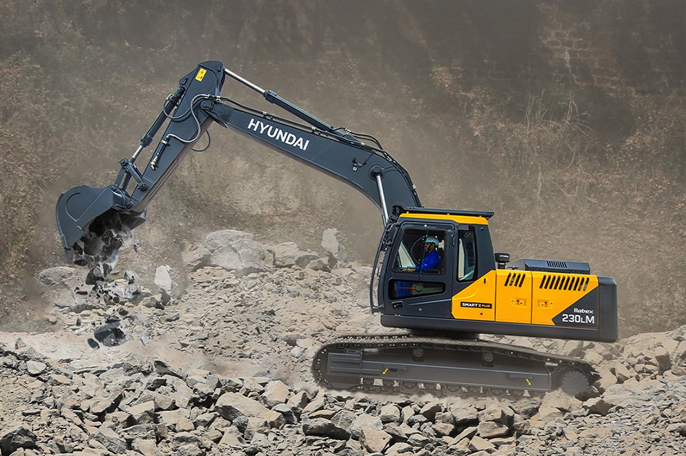 Hyundai R230LM SMART X Plus Excavator | Desi Machines